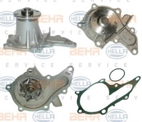 8MP 376 805-131 HELLA Cooling System Water Pump