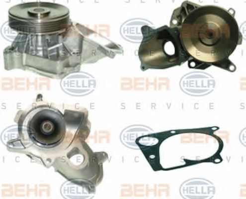 8MP 376 805-261 HELLA Cooling System Water Pump