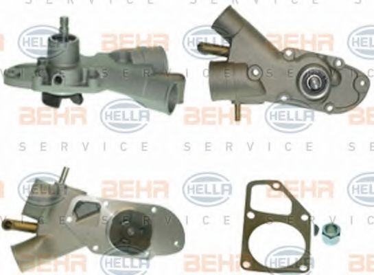 8MP 376 805-651 HELLA Cooling System Water Pump