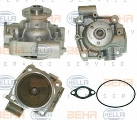 8MP 376 806-251 HELLA Cooling System Water Pump