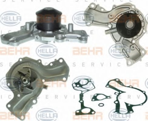8MP 376 807-351 HELLA Cooling System Water Pump
