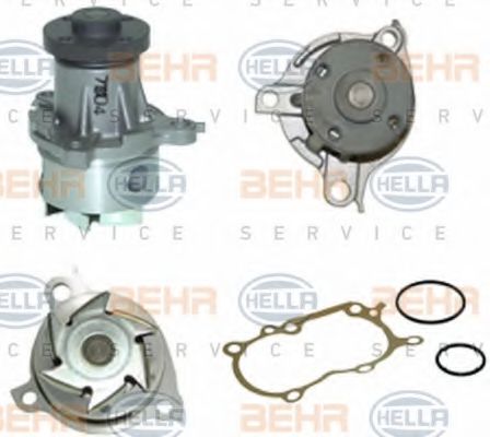 8MP 376 807-461 HELLA Cooling System Water Pump