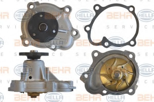 8MP 376 807-601 HELLA Cooling System Water Pump