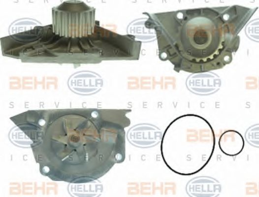 8MP 376 808-061 HELLA Cooling System Water Pump