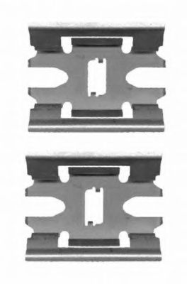 8DZ 355 204-071 HELLA Комплектующие, колодки дискового тормоза