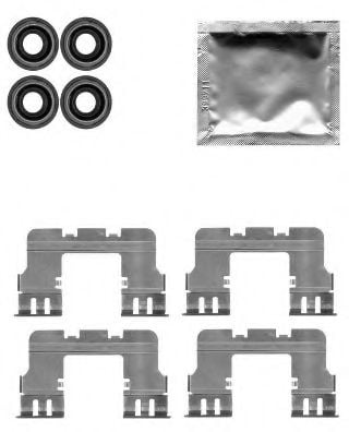 8DZ 355 204-771 HELLA Accessory Kit, disc brake pads