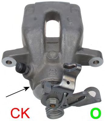 8AC 355 383-581 HELLA Brake System Brake Caliper