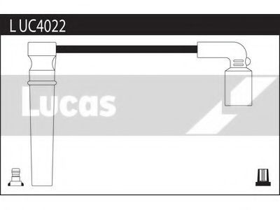 LUC4022 LUCAS+ELECTRICAL Комплект проводов зажигания