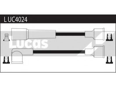 LUC4024 LUCAS+ELECTRICAL Комплект проводов зажигания