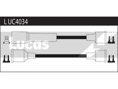 LUC4034 LUCAS+ELECTRICAL Комплект проводов зажигания