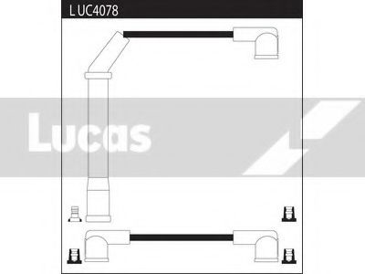 LUC4078 LUCAS+ELECTRICAL Ignition Cable Kit