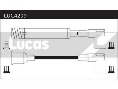 LUC4299 LUCAS+ELECTRICAL Комплект проводов зажигания