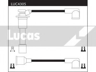 LUC4305 LUCAS+ELECTRICAL Ignition System Ignition Cable Kit