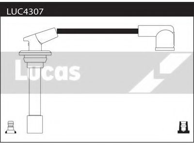 LUC4307 LUCAS+ELECTRICAL Ignition System Ignition Cable Kit