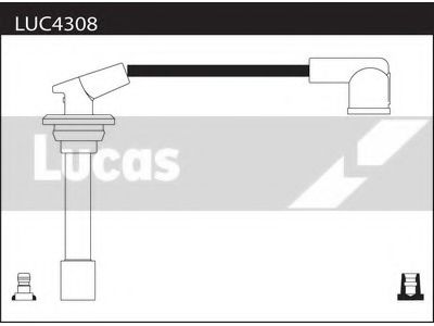 LUC4308 LUCAS+ELECTRICAL Ignition System Ignition Cable Kit