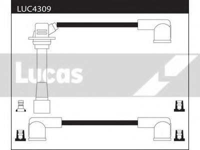 LUC4309 LUCAS+ELECTRICAL Комплект проводов зажигания