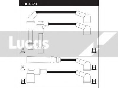 LUC4329 LUCAS+ELECTRICAL Ignition Cable Kit