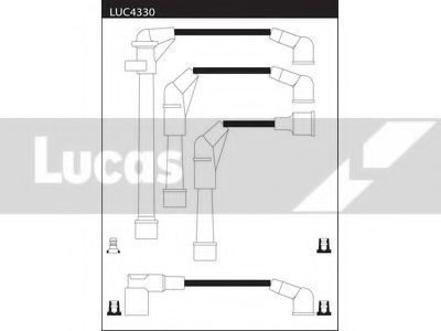 LUC4330 LUCAS+ELECTRICAL Комплект проводов зажигания
