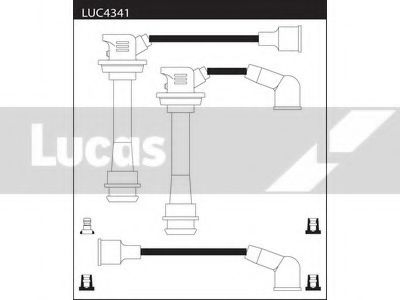 LUC4341 LUCAS+ELECTRICAL Комплект проводов зажигания