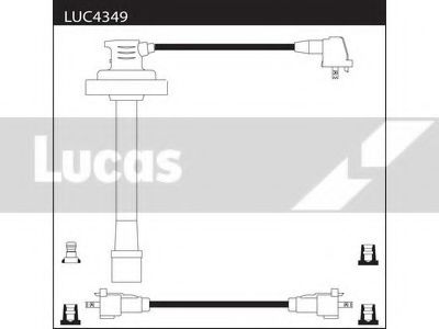LUC4349 LUCAS+ELECTRICAL Ignition Cable Kit