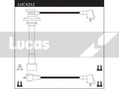 LUC4352 LUCAS+ELECTRICAL Ignition System Ignition Cable Kit