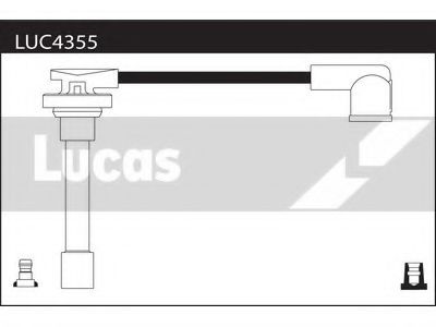 LUC4355 LUCAS+ELECTRICAL Zündleitungssatz