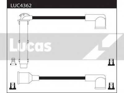 LUC4362 LUCAS+ELECTRICAL Система зажигания Комплект проводов зажигания