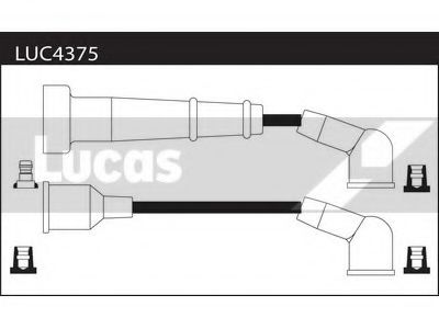 LUC4375 LUCAS+ELECTRICAL Ignition System Ignition Cable Kit