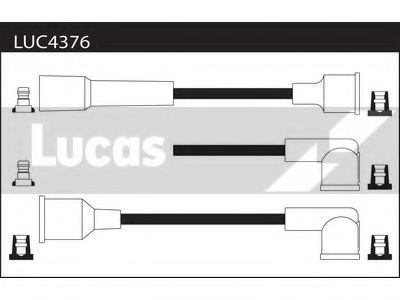 LUC4376 LUCAS+ELECTRICAL Ignition System Ignition Cable Kit