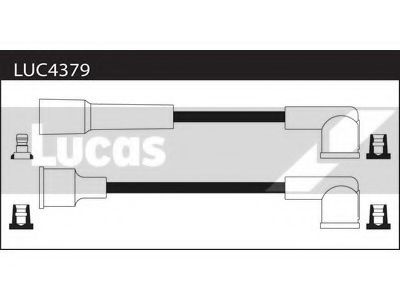 LUC4379 LUCAS+ELECTRICAL Ignition System Ignition Cable Kit