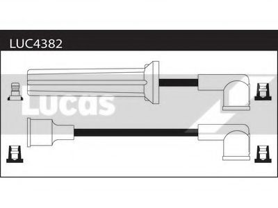 LUC4382 LUCAS+ELECTRICAL Ignition Cable Kit