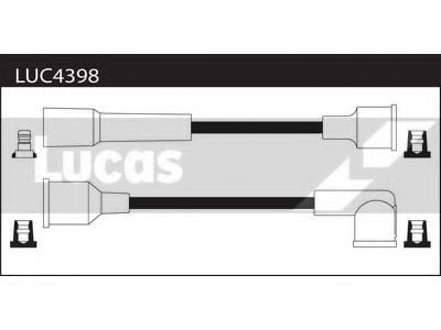 LUC4398 LUCAS+ELECTRICAL Ignition Cable Kit