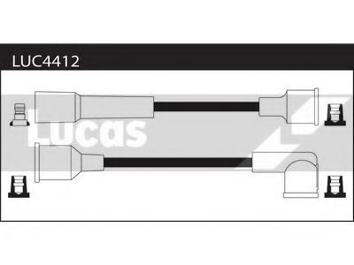 LUC4412 LUCAS+ELECTRICAL Ignition Cable Kit