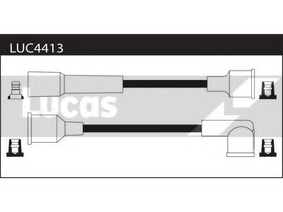 LUC4413 LUCAS+ELECTRICAL Ignition Cable Kit