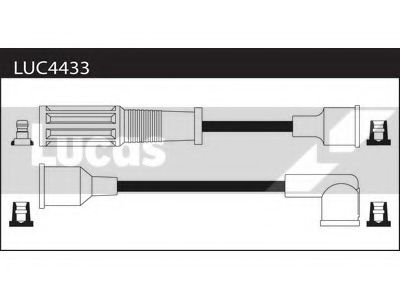 LUC4433 LUCAS+ELECTRICAL Ignition Cable Kit