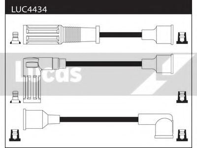 LUC4434 LUCAS+ELECTRICAL Система зажигания Комплект проводов зажигания