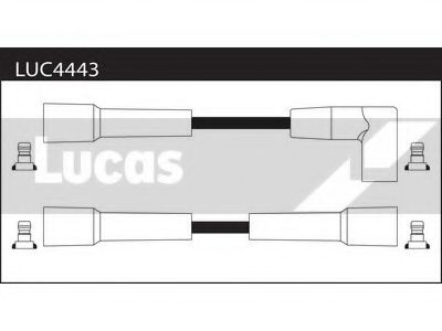 LUC4443 LUCAS+ELECTRICAL Ignition System Ignition Cable Kit