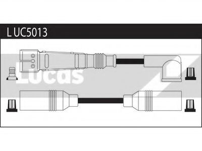 LUC5013 LUCAS+ELECTRICAL Ignition System Ignition Cable Kit