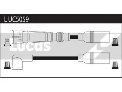 LUC5059 LUCAS+ELECTRICAL Ignition Cable Kit