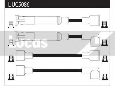 LUC5086 LUCAS+ELECTRICAL Комплект проводов зажигания