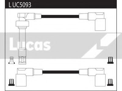 LUC5093 LUCAS+ELECTRICAL Система зажигания Комплект проводов зажигания