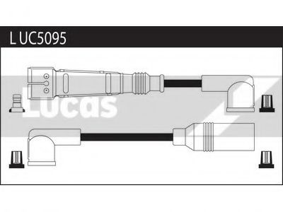 LUC5095 LUCAS+ELECTRICAL Ignition Cable Kit