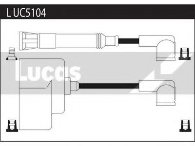 LUC5104 LUCAS+ELECTRICAL Ignition System Ignition Cable Kit