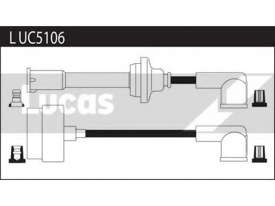 LUC5106 LUCAS+ELECTRICAL Комплект проводов зажигания