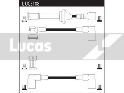 LUC5108 LUCAS+ELECTRICAL Ignition Cable Kit
