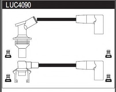 LUC4090 LUCAS+ELECTRICAL Ignition System Ignition Cable Kit