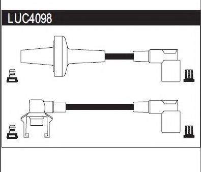 LUC4098 LUCAS+ELECTRICAL Ignition System Ignition Cable Kit