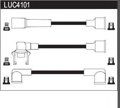 LUC4101 LUCAS+ELECTRICAL Ignition Cable Kit