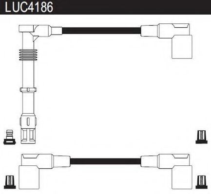LUC4186 LUCAS+ELECTRICAL Ignition Cable Kit