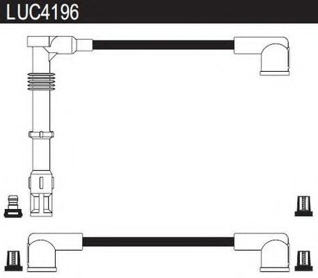 LUC4196 LUCAS+ELECTRICAL Комплект проводов зажигания